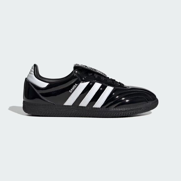 adidas Originals Samba LT MENS SIZE 10 WOMENS 11 PATENT BLACK NWT JI2707 NEW - Picture 10 of 16